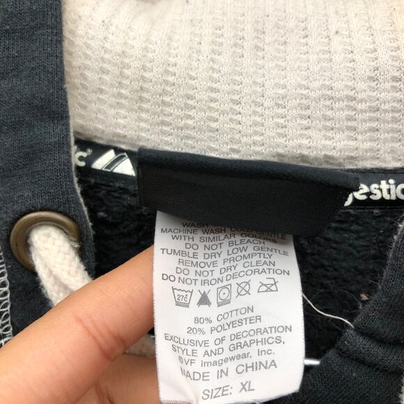 Chicago Black Hawks NHL Vintage Sweatshirt Hoodie Women's XL Embroidered Black - Picture 8 of 9